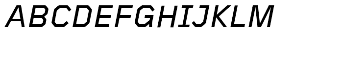 Foundry Gridnik Medium Italic Font UPPERCASE