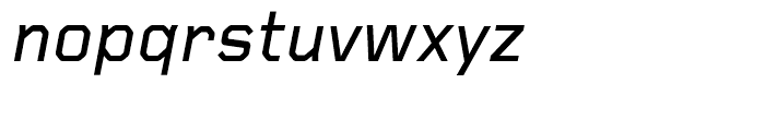 Foundry Gridnik Medium Italic Font LOWERCASE
