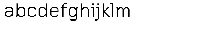 Foundry Gridnik Regular Font LOWERCASE
