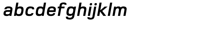 Foundry Monoline Bold Italic Font LOWERCASE