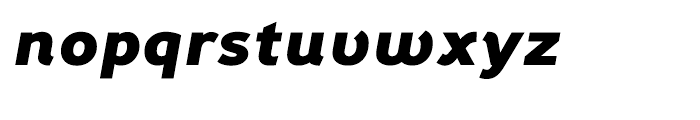 Fox Grotesque Black Italic Font LOWERCASE