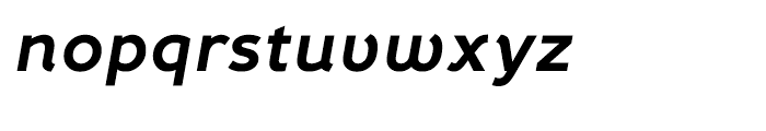 Fox Grotesque Bold Italic Font LOWERCASE