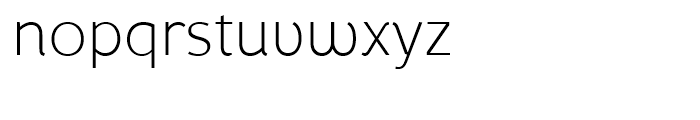 Fox Grotesque Pro Thin Font LOWERCASE