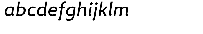 Fox Sans TRF Italic Font LOWERCASE