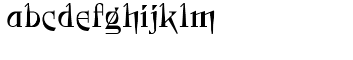 Foxcroft NF Regular Font LOWERCASE