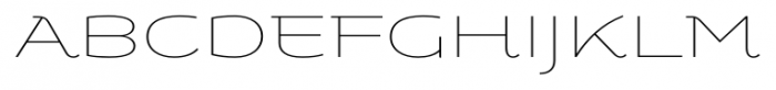 Fondue Thin Font UPPERCASE