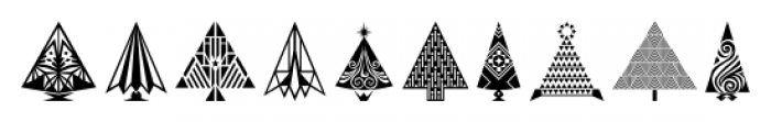 Fontazia Christmas Tree 2 Regular Font OTHER CHARS