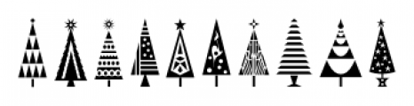 Fontazia Christmas Tree Regular Font OTHER CHARS