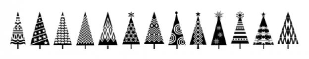 Fontazia Christmas Tree Regular Font LOWERCASE