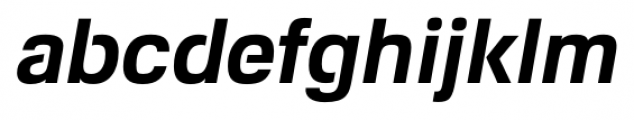 Foobar Pro Bold Oblique Font LOWERCASE