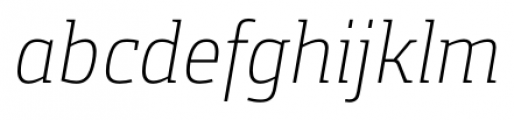 Foral Pro Light Italic Font LOWERCASE