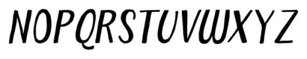 Forest Puyehue Italic Font LOWERCASE