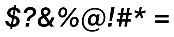 Formular Medium Italic Font OTHER CHARS