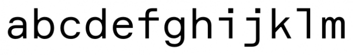 Formular Mono Regular Font LOWERCASE