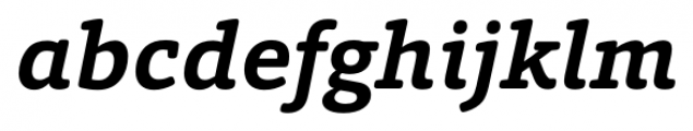 Foro Rounded Bold Italic Font LOWERCASE