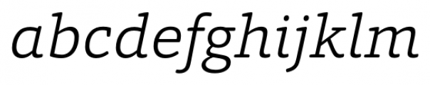 Foro Rounded Light Italic Font LOWERCASE
