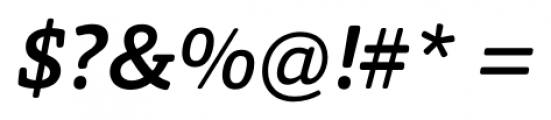 Foro Rounded Medium Italic Font OTHER CHARS