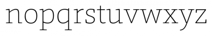 Foro Rounded Thin Font LOWERCASE