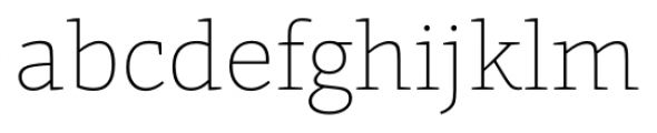Foro Thin Font LOWERCASE