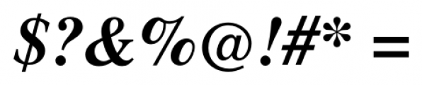 Foundation Roman Bold Italic Font OTHER CHARS