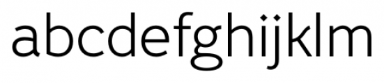 Fox Sans Pro Light Font LOWERCASE