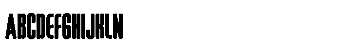 Focused Block Bold Font UPPERCASE