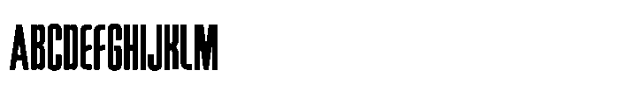 Focused Block Regular Font UPPERCASE