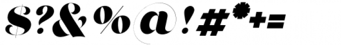 Foda Display Italic Font OTHER CHARS