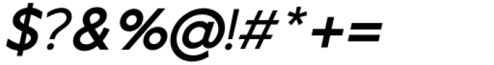 Foda Egypt Semi Bold Italic Font OTHER CHARS