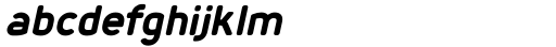 Foda Sans Black Oblique CRV Font LOWERCASE