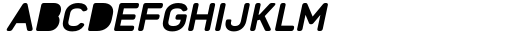 Foda Sans Black Oblique Crv Solid Font UPPERCASE
