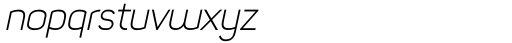 Foda Sans Medium Italic Font LOWERCASE