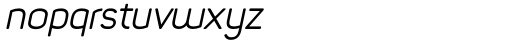 Foda Sans Oblique CRV Font LOWERCASE