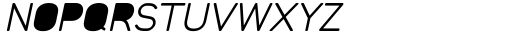 Foda Sans Oblique Crv Solid Font UPPERCASE