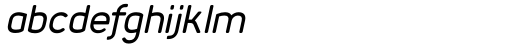 Foda Sans Semi Bold Italic CRV Font LOWERCASE