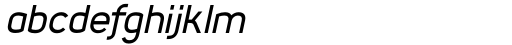 Foda Sans Semi Bold Italic Font LOWERCASE