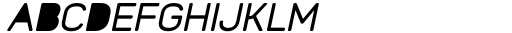 Foda Sans Semi Bold Oblique Crv Solid Font UPPERCASE