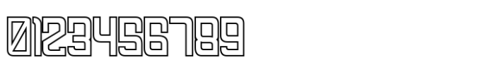 Fodecumbers Display  Thick Holow Font OTHER CHARS
