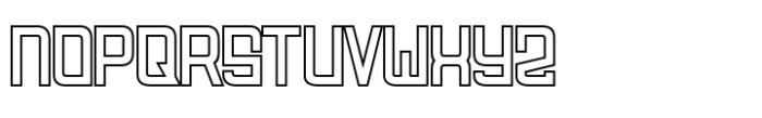 Fodecumbers Display  Thick Holow Font UPPERCASE