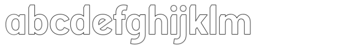 Foermality Bold Sans Serif Outline FONT