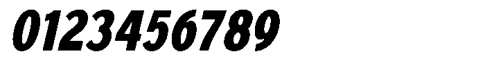 Foermality Condensed Bold Italic Font OTHER CHARS
