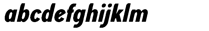 Foermality Condensed Bold Italic FONT