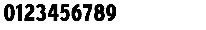 Foermality Condensed Bold Font OTHER CHARS