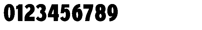 Foermality Condensed Extra Bold Font OTHER CHARS