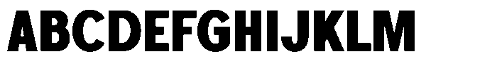 Foermality Condensed Extra Bold Font UPPERCASE