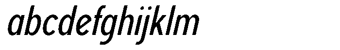 Foermality Condensed Light Italic FONT