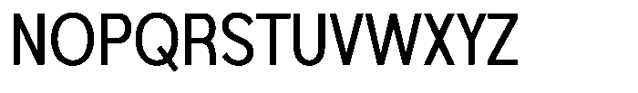 Foermality Condensed Light Font UPPERCASE