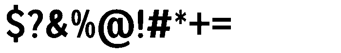 Foermality Condensed Medium Font OTHER CHARS