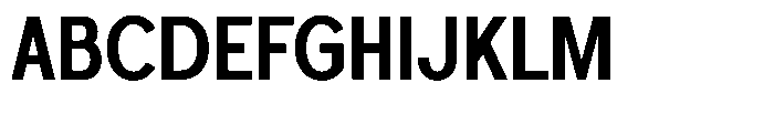 Foermality Condensed Medium Font UPPERCASE