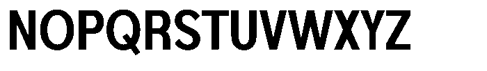 Foermality Condensed Medium Font UPPERCASE